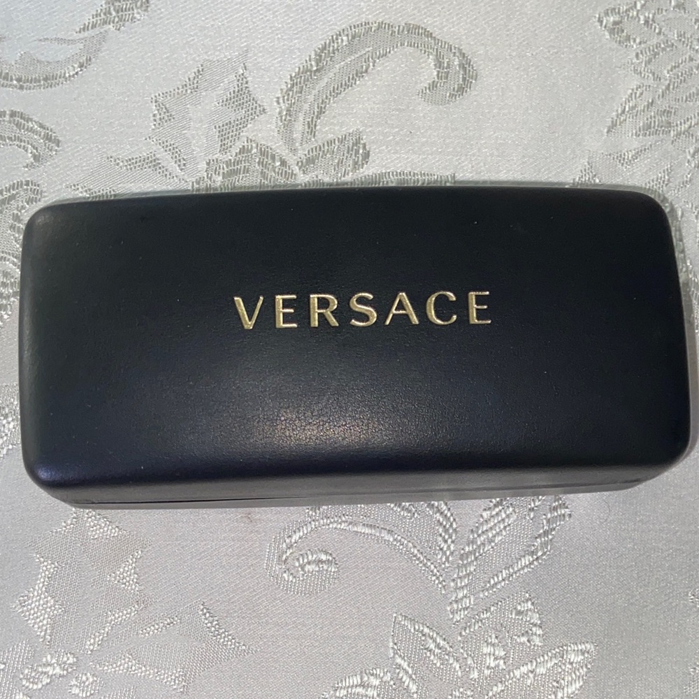 Versace Black Case with Gold Logo